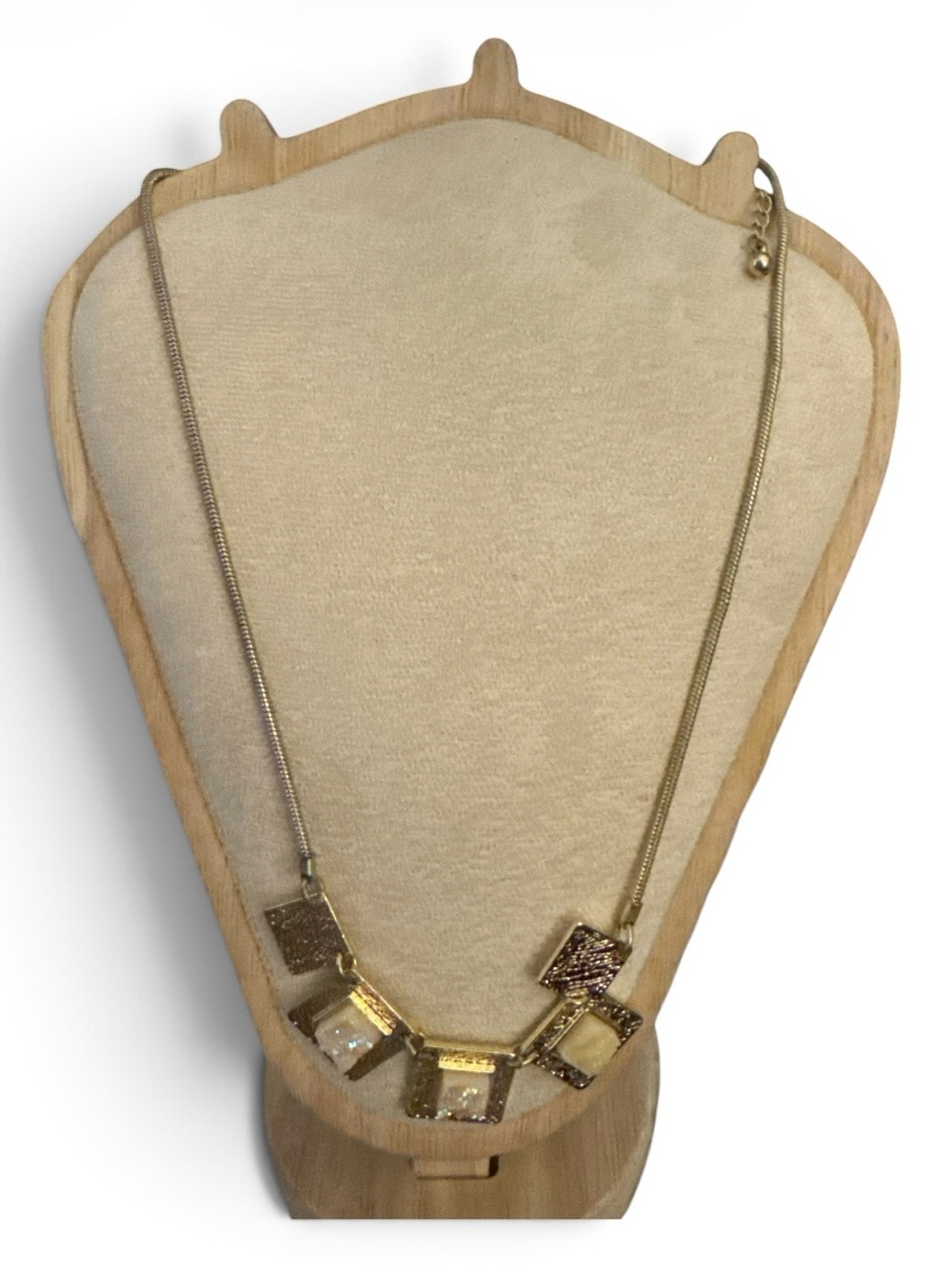 Apt. 9 Gold-Tone Geometric Square Pendant Necklace